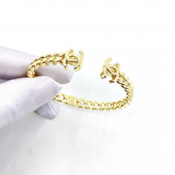 Chanel's latest double C opening bracelet is made of ZP brass