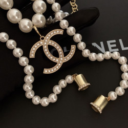 Chanel's latest pearl chain earphone necklace is made of ZP brass