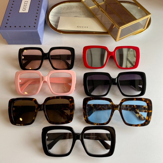 Sunglasses GUCCI GG0418S -Oversize rectangular sunglasses -7 Colors