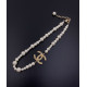 Chanel new Pearl heavy industry necklace is made of brass