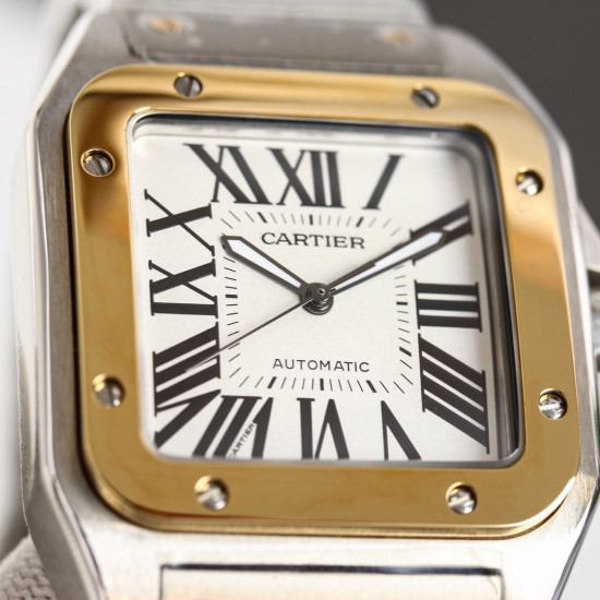 H8 Cartier Santos men's 100th anniversary watch