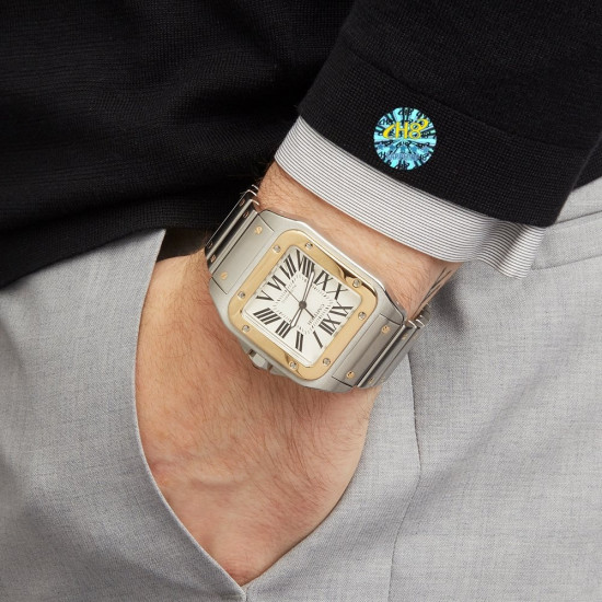 H8 Cartier Santos men's 100th anniversary watch