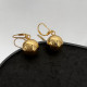 Celine Earrings middle ancient Arc de Triomphe earrings are made of brass with carved hollow patterns!