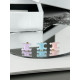 Celine Arc de Triomphe three-dimensional candy colored earrings