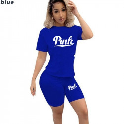 Casual Skinny Biker Home 2 Piece Sets Women's Suit for Fitness Tracksuits with Shorts and Top Blouse Outfits Sweatsuit Female 4X